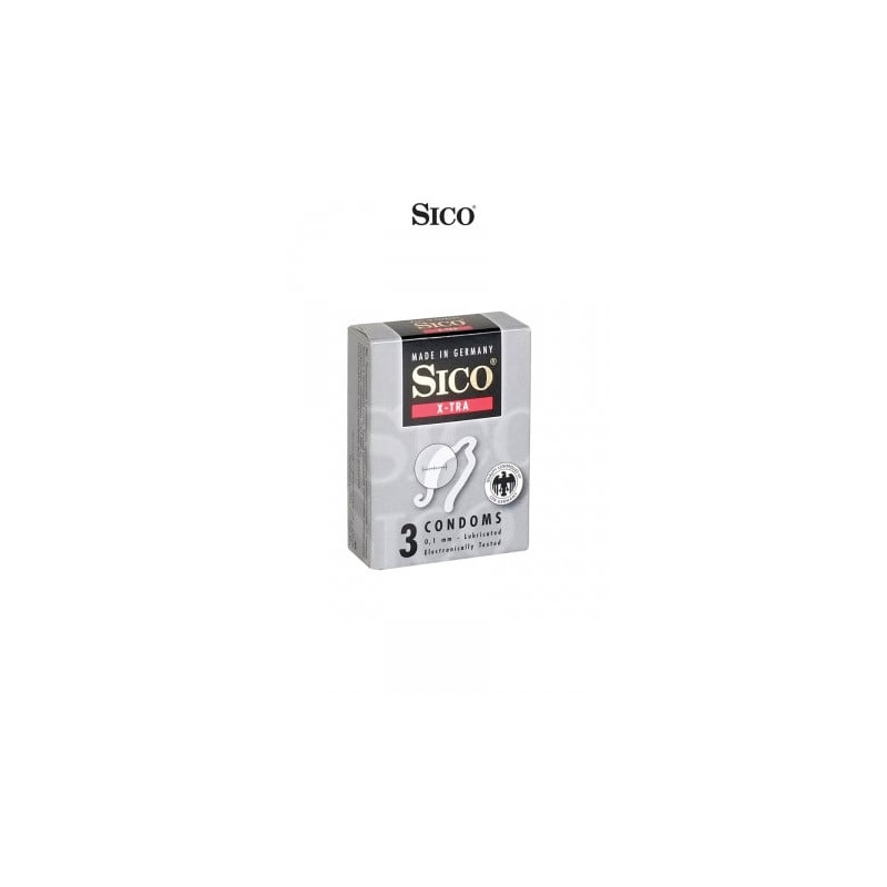 3 préservatifs X-TRA