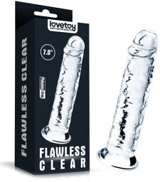 Dildo Clear Flawless 18 cm