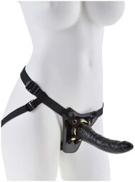Gode Ceinture Designer Strap-On Fetish Fantasy Gold Noir