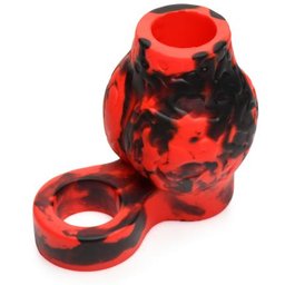 XR Brands - Hell Hound Écarteur de Testicules - Rouge