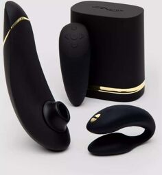 Pack x We-Vibe Golden Moments Noir