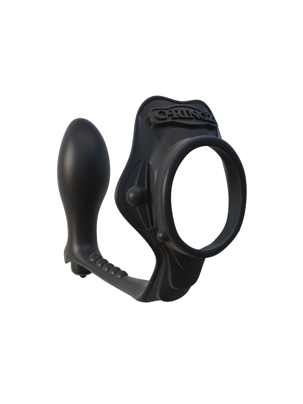 Plug Anal Vibrant & Cockring Rock Hard Ass-Gasm Fantasy C-Ringz