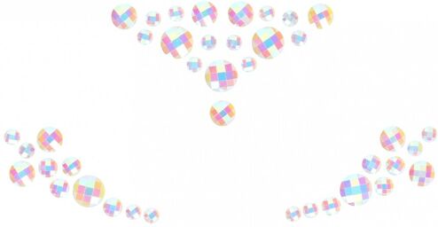 Body Jewelry Stickers - Face - Opal - 4