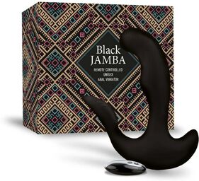 Plug Anal Vibrant Télécommandé Unisexe Black Jamba Noir
