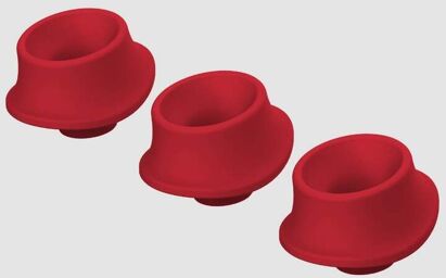Têtes de stimulation Type A red Rouge
