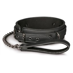 Easytoys Fetish - Collier fétichiste avec laisse - Noir