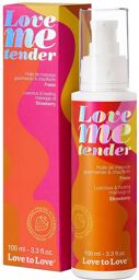 Huile de massage Love Me Tender - Fraise - 100 ml