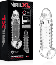 extension de pénis et gaine v11 transparente