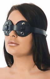 Masque en Cuir Véritable avec Fourrure