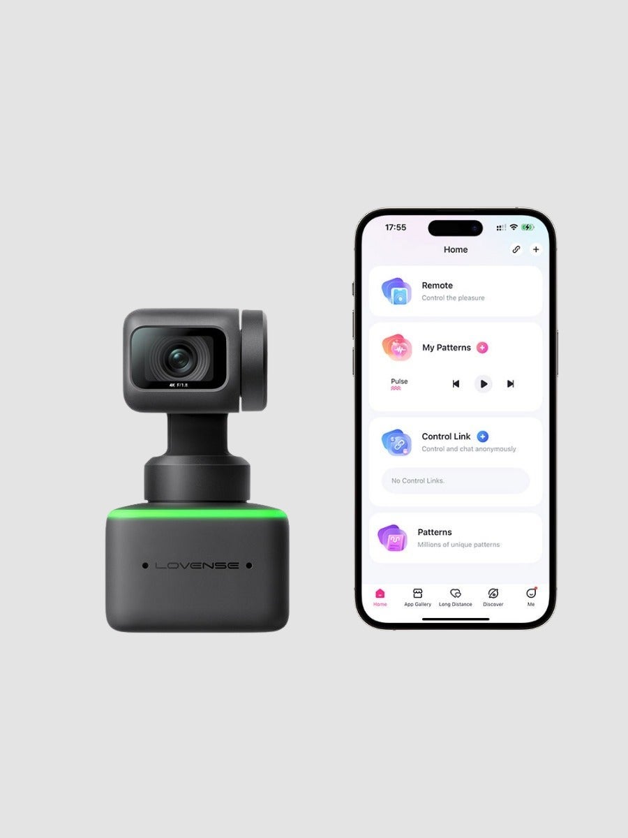 Webcam connectée AI 4K Lovense