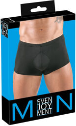 Boxer moulant avec jockstrap rembourré Noir