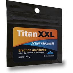 4 Gélules Stimulant Sexuel Titan XXL