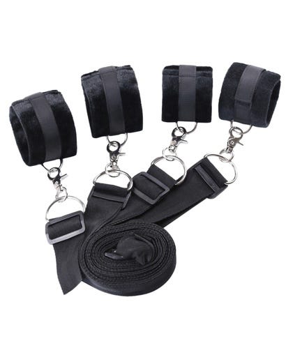 Kit d'attaches noir pour lit