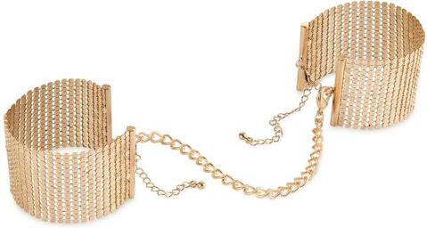 Menottes en Mailles Métalliques Désir Métallique Doré