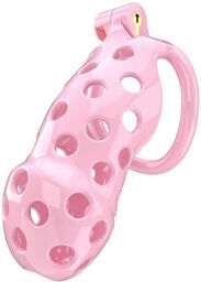 Cage de Chasteté à Pénis - L - Pink - PC03