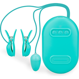 Pinces à tétons vibrantes électrostimulation et œuf vibrant Signal