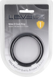 Cockring en silicone Wide O - XXL - 55mm - Noir