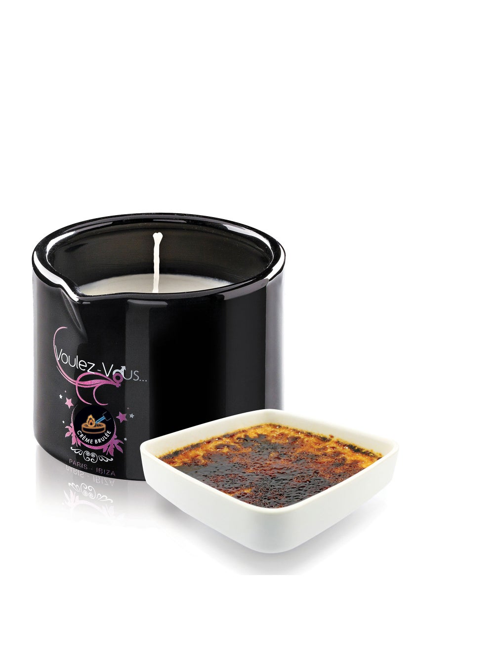 Bougie de massage Allume-Moi crème brûlée