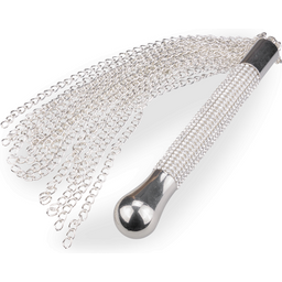 Martinet chaînes en métal et manche à strass