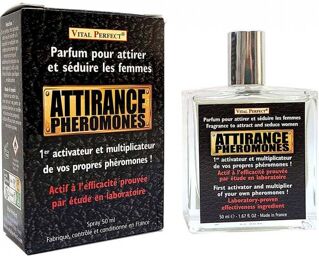 Parfum Attirance Phéromones pour Homme Noir