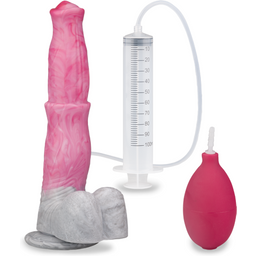 Gode godemichet ventouse éjaculateur cheval Pégase gode vaginal ou anal homme ou femme - Rose