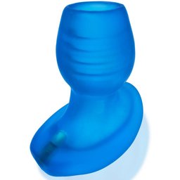 - Glowhole-2 Hollow Buttplug with Led Insert Blue Morph Large