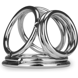 Quadruple anneau en inox Bondy
