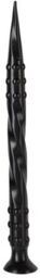 Gode Pointed Twist S 40 x 3 cm Noir