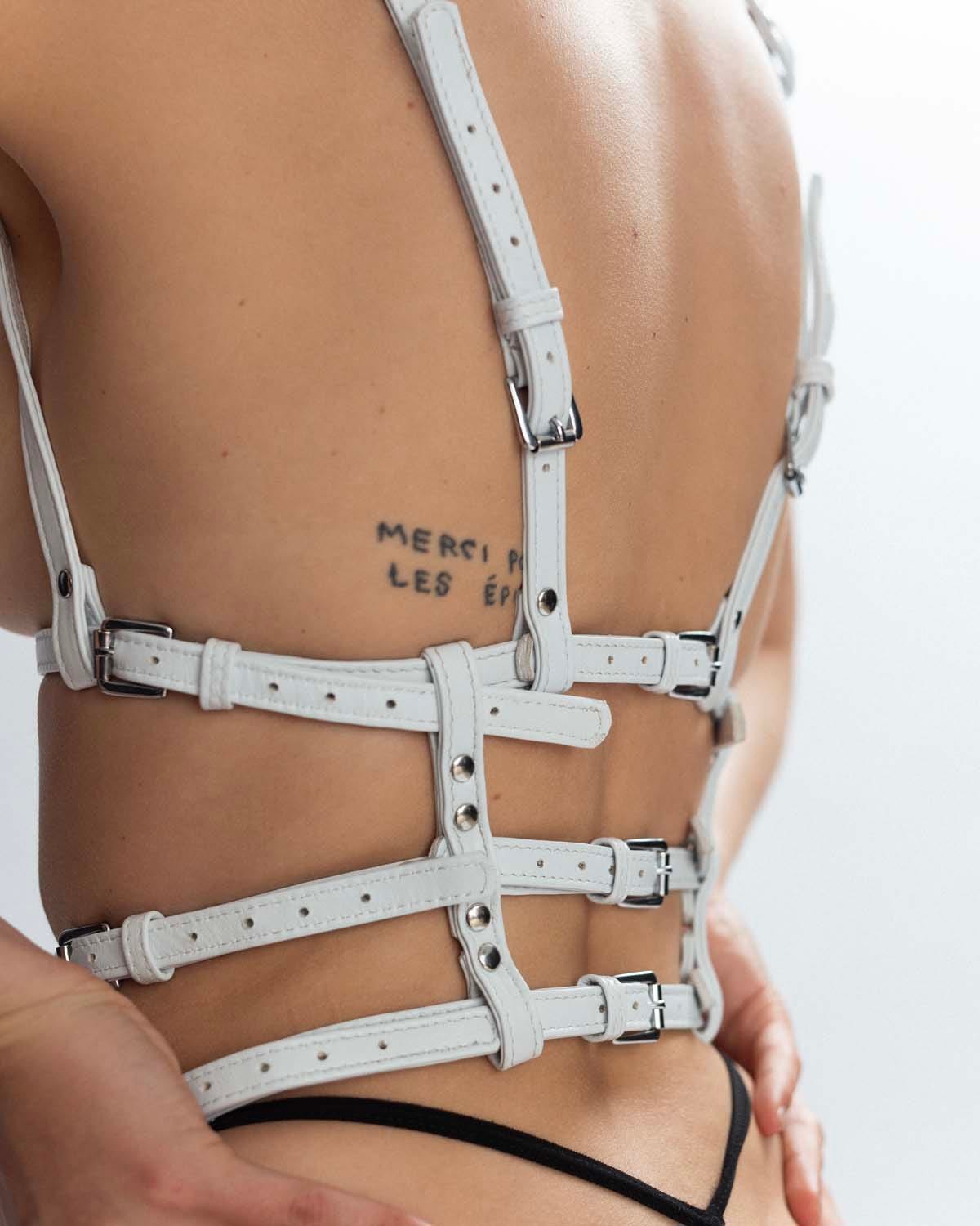 Harnais De Corps En Cuir Véritable