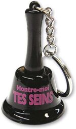 Porte-Clés Cloche Montre-Moi tes Seins Rouge