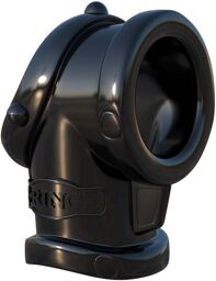 Cockring avec Ball Stretcher Cock Pipe Fantasy C-Ringz Noir