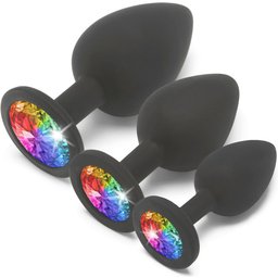 Bijou Anal Rainbow Booty Jewel