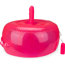 Coussin gonflable rond avec gode vibrant Ride Me