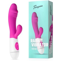 - Vibro rabbit réaliste - Rose