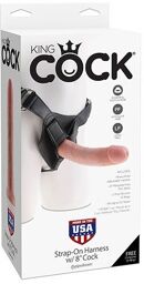 Gode ceinture réaliste - 20 cm