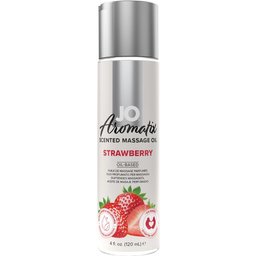 JO - Aromatix Huile de massage parfumée Fraise -120 ml