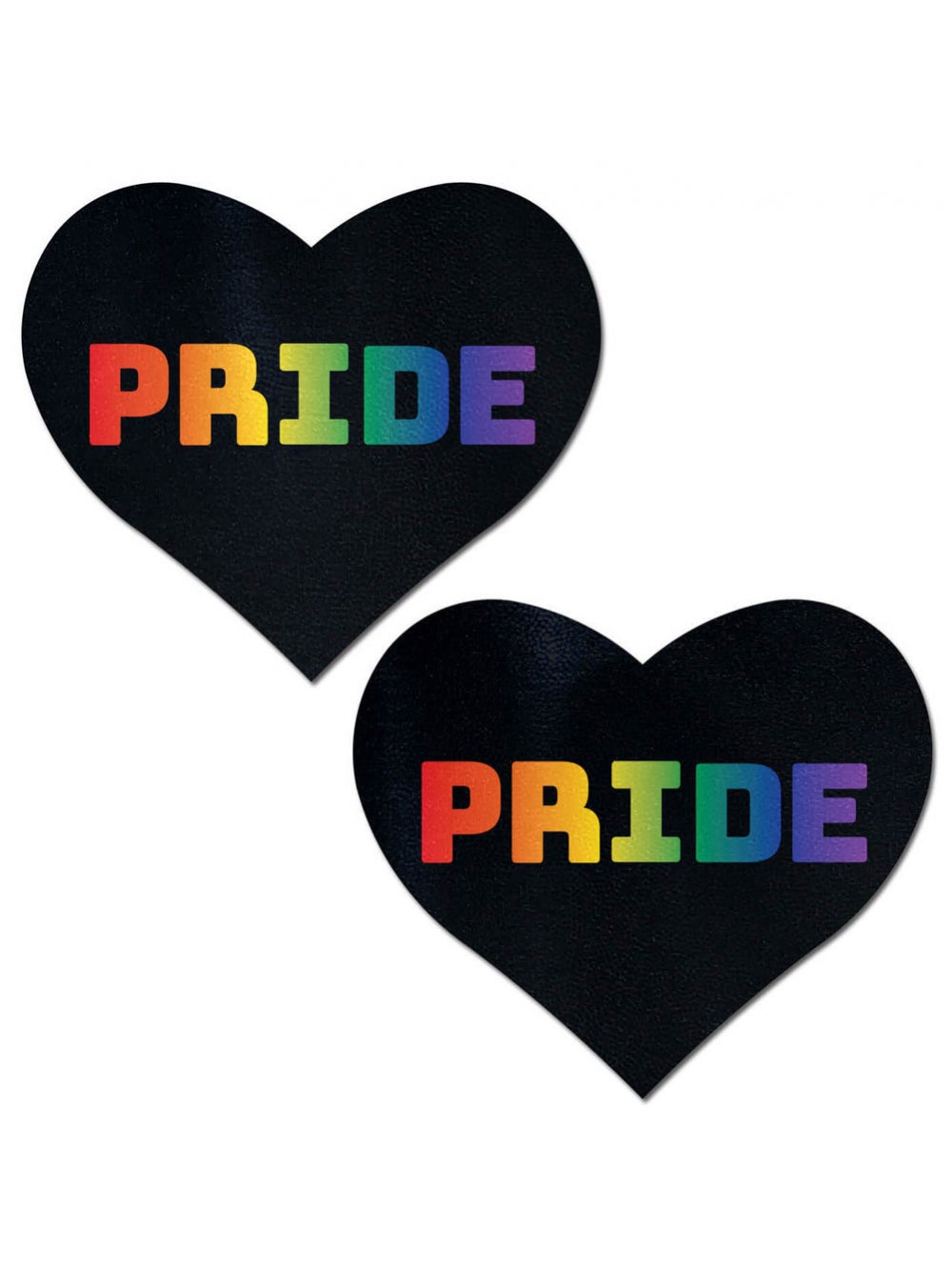 Caches-Tétons Love Coeur Noir Pride