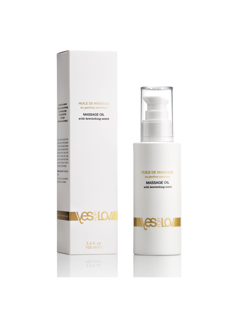 Huile de massage sensuelle au parfum enivrant