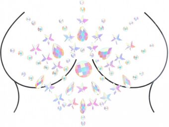 Body Jewelry Stickers - Chest - Opal 4