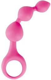 Stimulateur anal rose à boules Rose