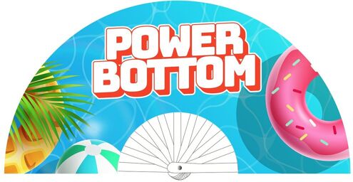 Éventail Power Bottom 64cm