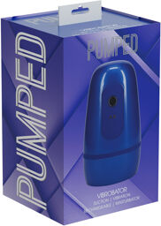 Pulsar - Negative Pressure Suction and Vibration Masturbator Pump - Metallic Blue