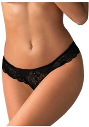 String ouvert Miamor noir Noir