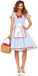 Costume Dorothy du Magicien d'Oz Bleu / Blanc