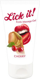 Gel de massage érotique cerise 50 ml