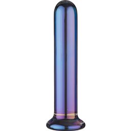 Blue Pillar Gode en Verre 15,5 cm