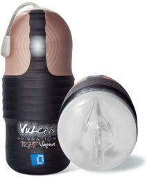 Masturbateur Vibrant Love Skin Tight Vagina Noir