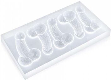 Bac à  Glaçons Pénis Transparent