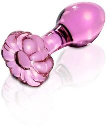 Plug Anal en Verre Icicles N°48 Rose