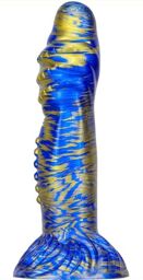 Gode Fantasy Croq 19 x 5cm Bleu-Doré